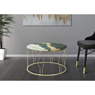 Stolik kawowy GREENY Ø 75X48 cm